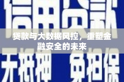 合阳贷款与大数据风控，重塑金融安全的未来