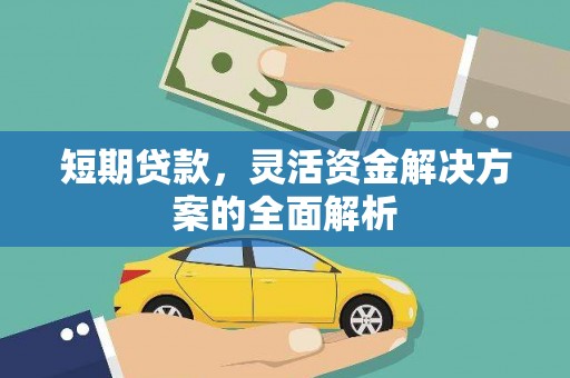 横县短期贷款，灵活资金解决方案的全面解析