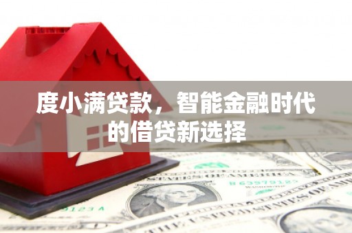 冕宁度小满贷款，智能金融时代的借贷新选择