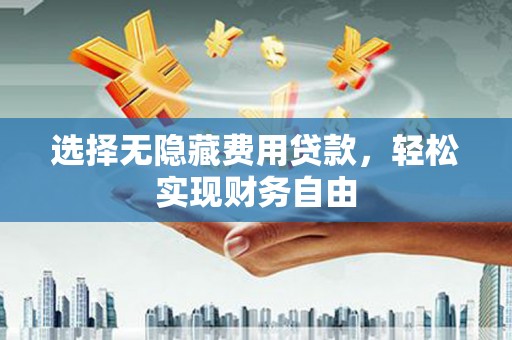 东乌旗选择无隐藏费用贷款，轻松实现财务自由