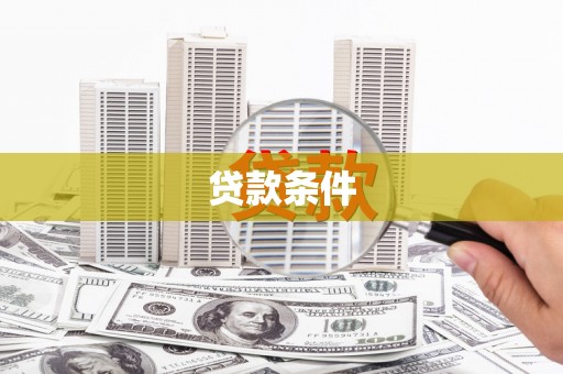 尉犁贷款条件