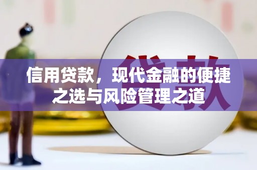 万峦信用贷款，现代金融的便捷之选与风险管理之道