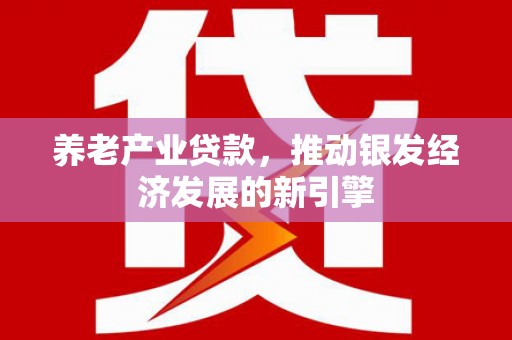 永州养老产业贷款，推动银发经济发展的新引擎