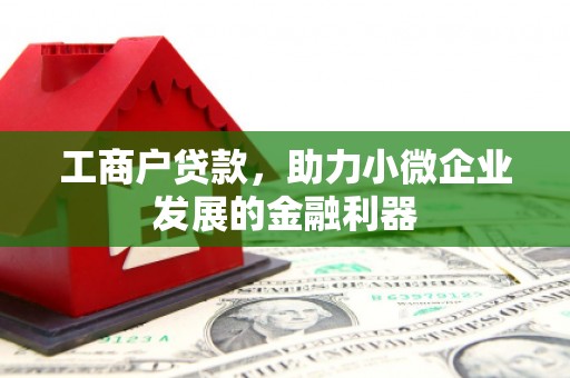 长寿工商户贷款，助力小微企业发展的金融利器