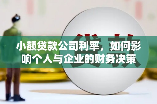涪陵小额贷款公司利率，如何影响个人与企业的财务决策