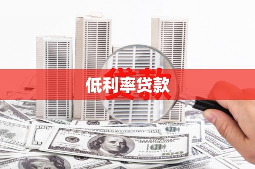 湖内低利率贷款