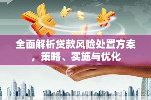 诸暨全面解析贷款风险处置方案，策略、实施与优化