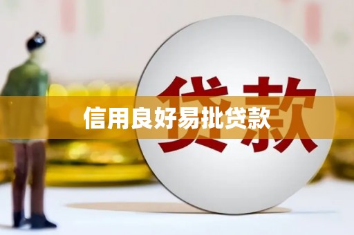 任县信用良好易批贷款